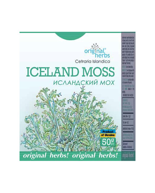 Original Herbs Herbatka ziołowa MECH ISLANDZKI 50 g ELEVITA Poland