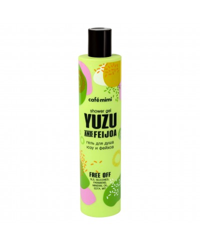 CAFE MIMI Żel pod prysznic – Yuzu i feijoa, 300 ml
