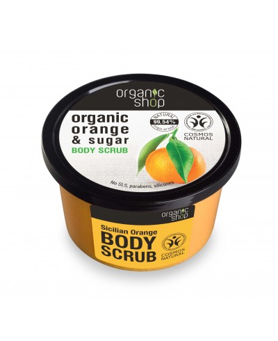 Organic SHOP Scrub do ciała "Sycylijskie pomarańcze", 250ml