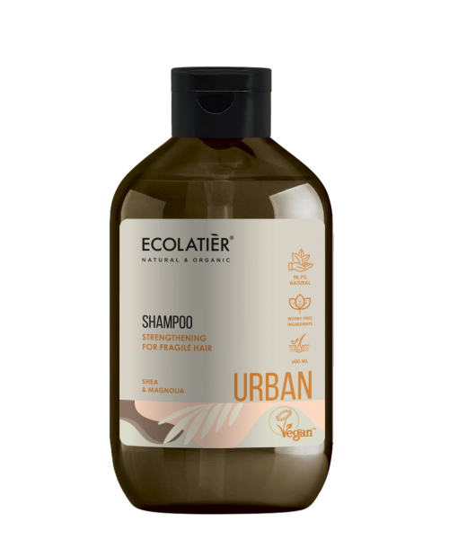 Ecolatier Urban Szampon do włosów osłabionych Wzmacniający Shea i magnolia, 600 ml
