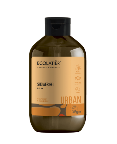 Ecolatier Urban Relaksujący żel pod prysznic Grejpfrut i klementyna, 600 ml