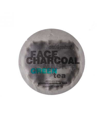Cafe Mimi Maseczka do twarzy Bambusowy węgiel & Zielona herbata 10 ml