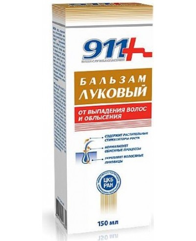 911 Balsam cebulkowy przeciw wypadaniu włosów, 150 ml