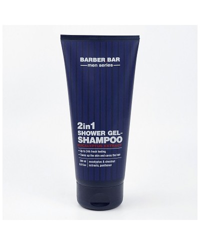 BARBER BAR Żel pod prysznic-szampon dla mężczyzn 2W1, 200 ml