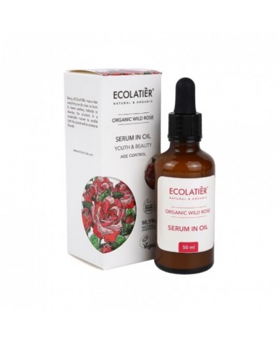 ECOLATIER Organic Wild Rose Serum do twarzy, 50ml