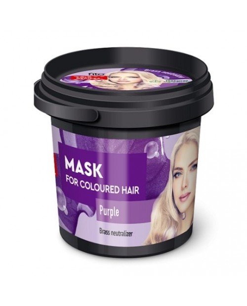 FITOKOSMETIK Narodnyje Recepty Organic Maska do włosów farbowanych Fioletowa, 155ml