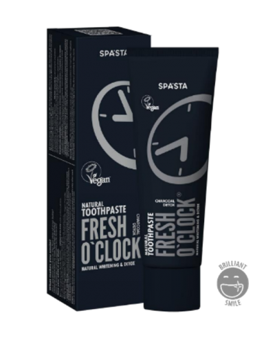 SPASTA Fresh o'clock SPASTA Pasta do zębów, Wybielanie i detoks, 90 ml