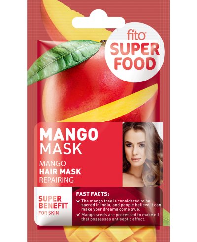 FITO SUPERFOOD Maska do włosów, regenerująca, Mango, 20ml