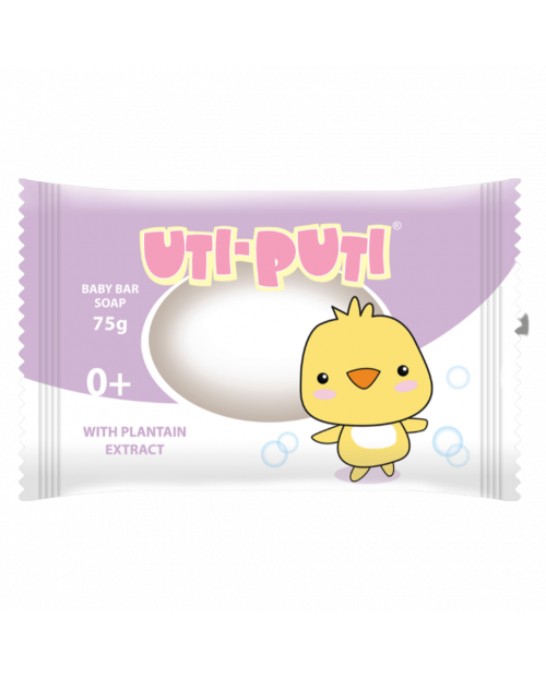 UTI-PUTI mydło w kostce z ekstraktem babki zwyczajnej, 75g