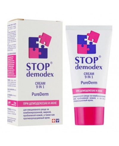 Stop Demodex pure derm krem do twarzy 9 w 1, 50ml