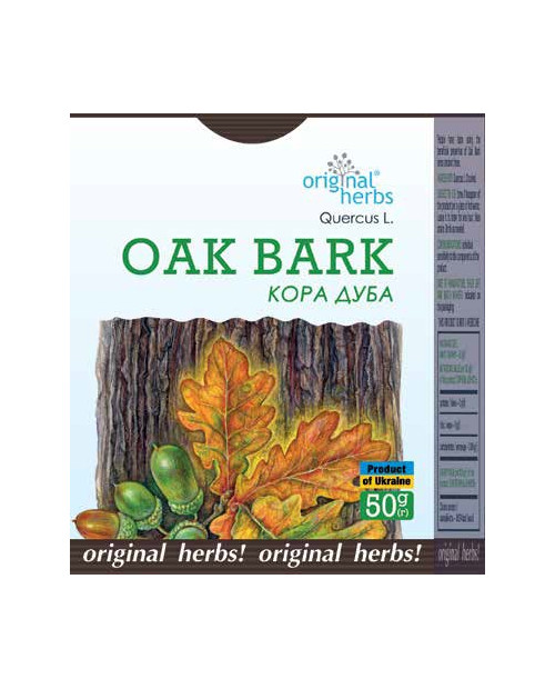 Original Herbs Herbatka ziołowa KORA DĘBU, 50 g