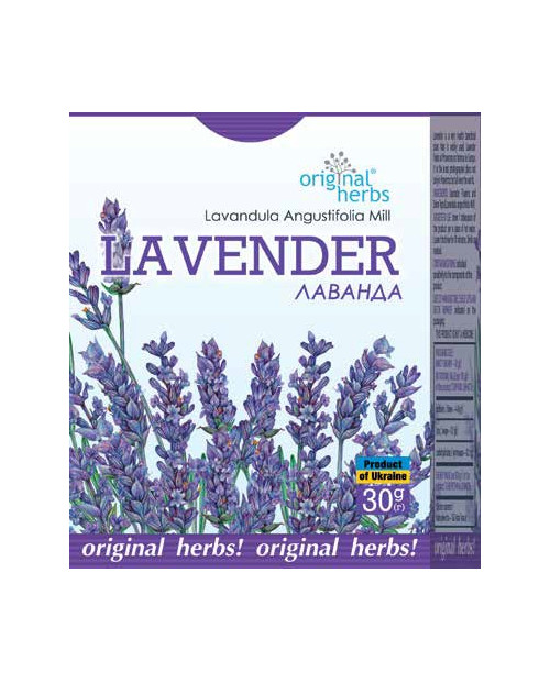 Original Herbs Herbatka ziołowa LAWENDA, 30 g