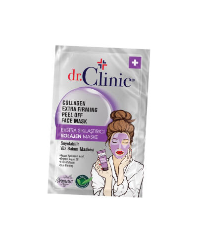 Dr Clinic veido kaukė Collagen, 12 ml