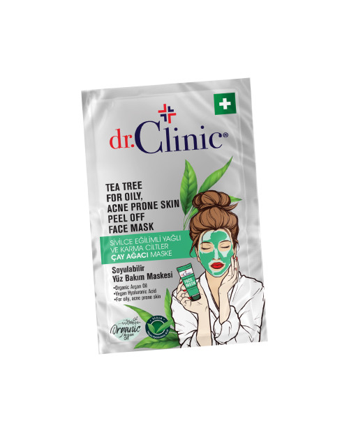 Dr Clinic veido kaukė Tea Tree, 12 ml