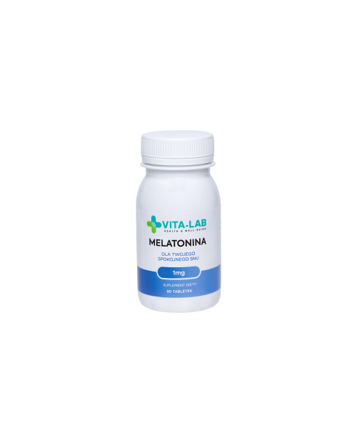 VITA-LAB suplement diety Melatonina 1 mg, N90