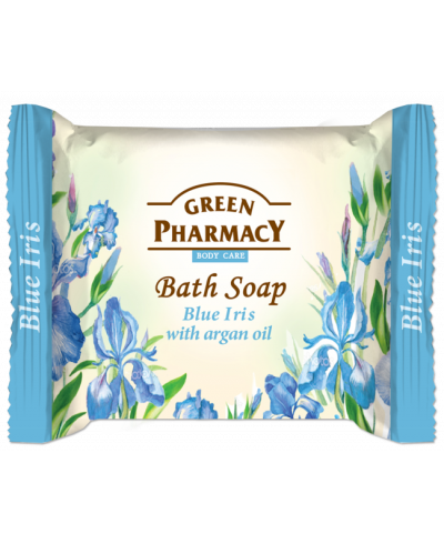 Green Pharmacy mydło toaletowe Blue Iris z olejkiem arganowym, 100 ml