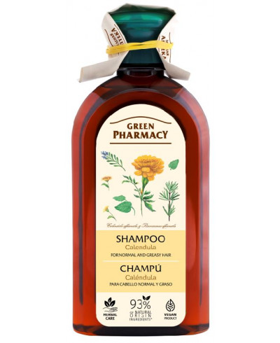 Green Pharmacy szampon do włosów przetłuszczających się Nagietka, 350ml