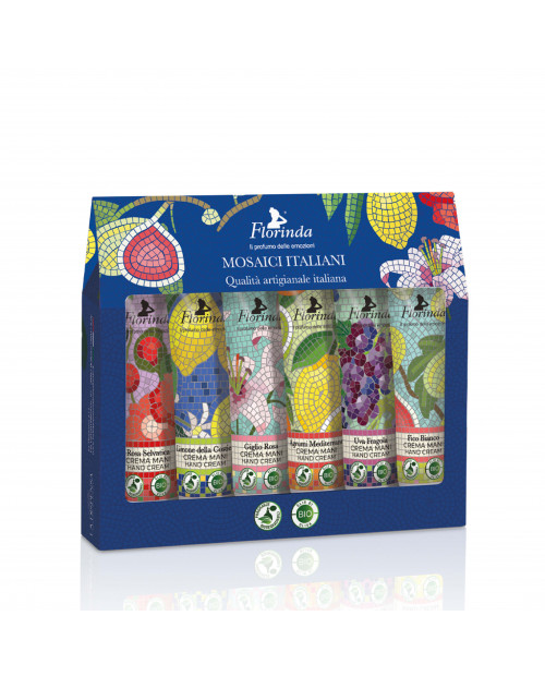 FLORINDA zestaw kremów do rąk Mosaico, 6 x 30 ml