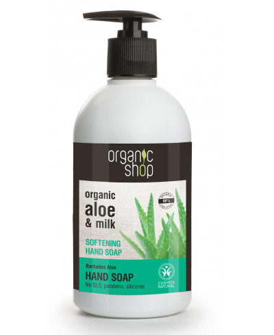 Mydło do rąk Organic Shop aloes 500 ml