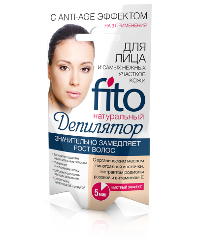FK Naturalny fitodepilator do twarzy i najbardziej delikatnych obszarów skóry o działaniu Anti-Age, 15ml