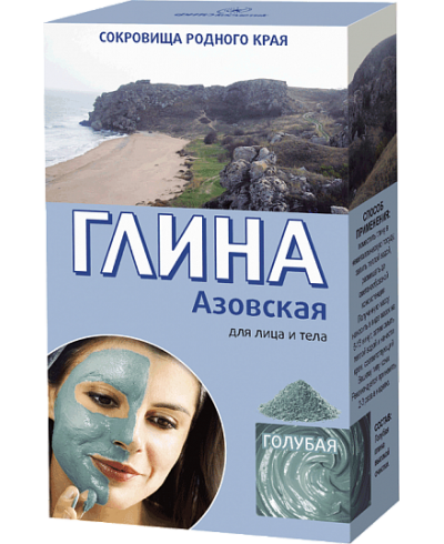 Fitokosmetik - błękitna glinka azowska - tonizująca 100 g